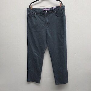 Gloria Vanderbilt Jeans Womens 18 Amanda Stretch High Rise Classic Denim Pants